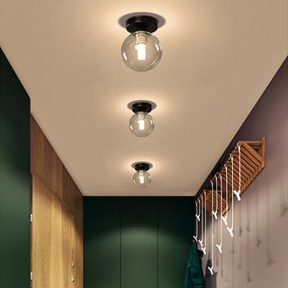 Clear glass pendant ceiling lamp Nordic – modern dining room