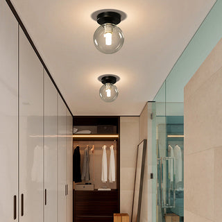 Nordic glass ceiling light – modern clear glass pendant dining