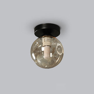 Nordic Glass Ceiling Light – Modern Clear Glass Pendant for Dining Room