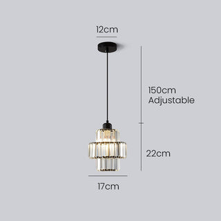 Colgante de techo dorado – Lámpara de techo de cristal de lujo | Lámpara elegante para comedor