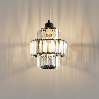 Gold glass luxury pendant lamp — elegant dining ceiling fixture
