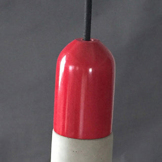 Suspension en béton - Lampe suspendue moderne de style loft avec accent en bois