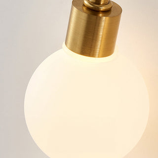 White elegant loop wall sconce LED acrylic — dimmable