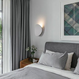 Applique murale à disque en aluminium – Luminaire mural LED moderne avec éclairage doux et diffus