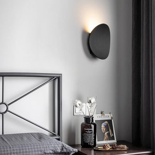 Aluminum disc LED wall lamp — modern soft diffused lighting fixture