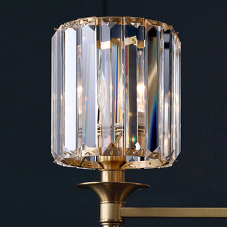 Luxury small crystal wall lamp brass angle — gold sconce