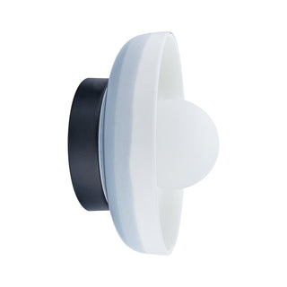 Nordic ceramic blue gradient bedroom wall lamp — modern fixture