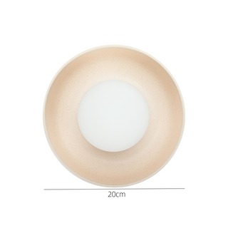 Minimalist Ceramic Wall Light - Modern White Ceramic Sconce for Living Room