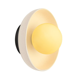 Minimalist Ceramic Wall Light - Modern White Ceramic Sconce for Living Room