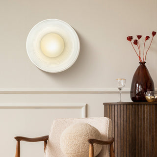 Ceramic flower petal wall sconce retro — soft ambient lamp