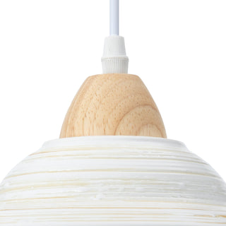 Plafonnier en céramique – Suspension moderne en forme de chapeau, blanc laiteux