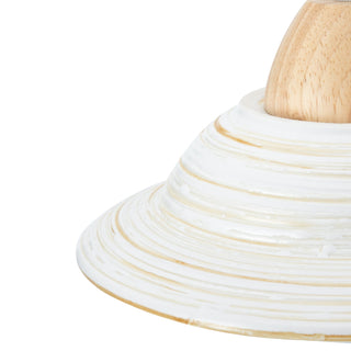 Plafonnier en céramique – Suspension moderne en forme de chapeau, blanc laiteux