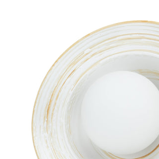 Plafonnier en céramique – Suspension moderne en forme de chapeau, blanc laiteux