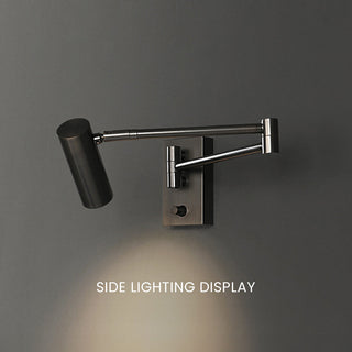 Adjustable Brass Wall Light – Nordic Spotlight Lamp With Gold Finish & LED Lighting