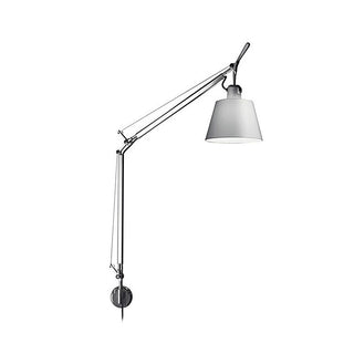 Modern silver rotatable adjustable wall sconce — lamp fixture