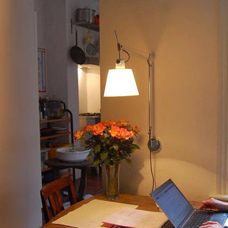 Modern adjustable silver rotatable wall lamp angle — sconce