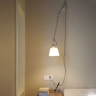 Silver modern rotatable wall lamp ambient — adjustable sconce