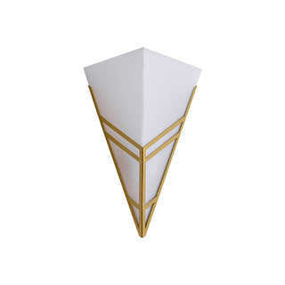 Modern iron acrylic dimmable triangle wall lamp — sconce fixture