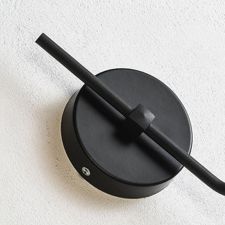 Nordic glass ball black gold base wall sconce — modern fixture