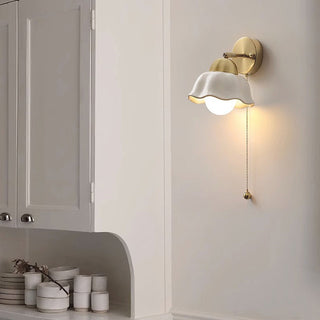 French adjustable white wall light — adjustable arm dining room
