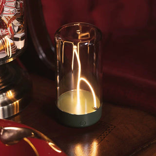 Magnetic acrylic mini adjustable LED desk lamp — magnetic base