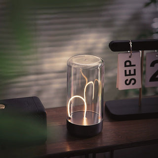 Mini adjustable LED lamp setting — magnetic acrylic wide