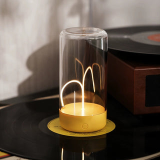 Magnetic acrylic lamp side — adjustable LED warm glow