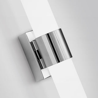 Luz LED de pared nórdica - Lámpara de pared moderna de metal con estructura de aluminio y cristal