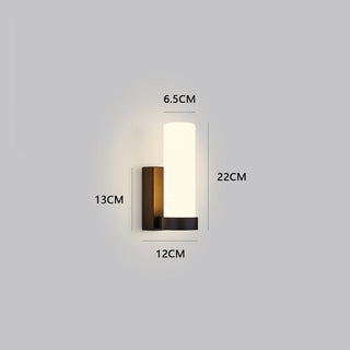 Nordic Wall LED Light - Modern Metal Wall Lamp With Aluminum Glass Fixture