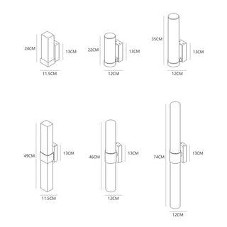 Applique murale prismatique en métal – Lampe LED minimaliste à lumière chaude