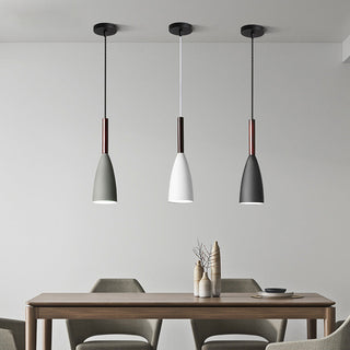 Suspension nordique – Lampe suspendue scandinave en vitrail avec longueur réglable