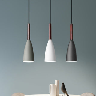 Suspension nordique – Lampe suspendue scandinave en vitrail avec longueur réglable