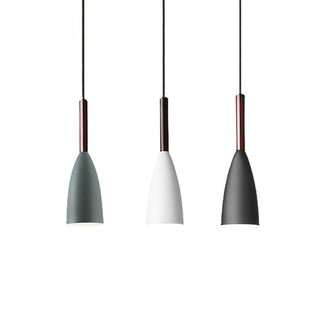 Suspension nordique – Lampe suspendue scandinave en vitrail avec longueur réglable