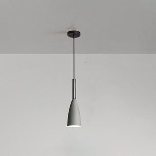 Scandinavian pendant in interior — stained glass adjustable ceiling lamp