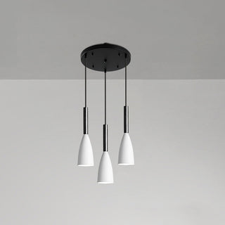 Nordic stained glass pendant hanging — Scandinavian ceiling lamp