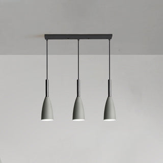 Scandinavian stained pendant from above — adjustable glass ceiling lamp