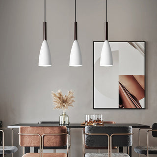 Suspension nordique – Lampe suspendue scandinave en vitrail avec longueur réglable