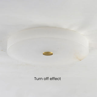 Marble Flush Mount Light – White Marble Ceiling Light, Modern Flush Mount Ceiling Fixture