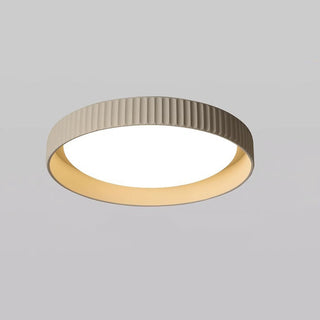 Cement industrial ceiling fixture, modern LED bulb design