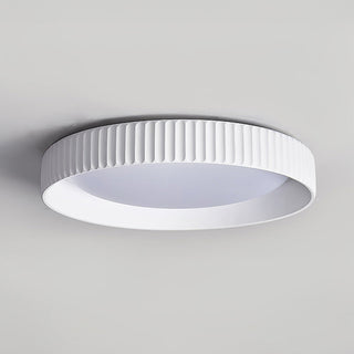 Industrial cement ceiling light, modern flush mount LED bulb