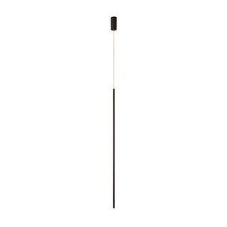 Aluminum LED pendant with warm light — Scandinavian style