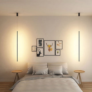 Aluminum Scandinavian pendant showing brushed surface