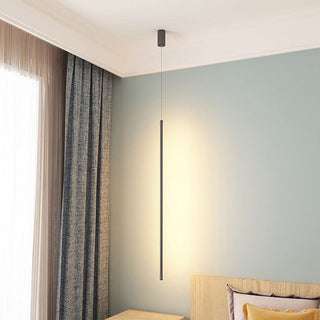 Scandinavian bedside pendant with warm LED and cord