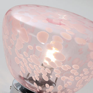 Pink hallway ceiling fixture glass – modern flush mount