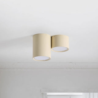 Mini Column LED Light - Modern Wood Finish Ceiling Light Fixture for Dining Room