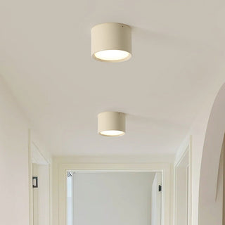 Mini Column LED Light - Modern Wood Finish Ceiling Light Fixture for Dining Room