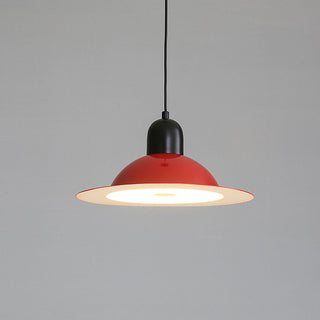 Stained acrylic pendant side view — Nordic LED dining ceiling lamp