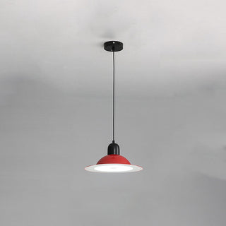 Nordic LED stained acrylic pendant for dining room — adjustable hanging
