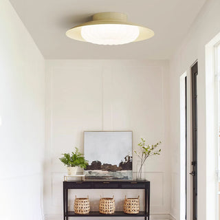 Vintage hallway ceiling light cream white – iron plastic