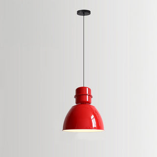 Scandinavian pendant side view — small LED compact ceiling fixture